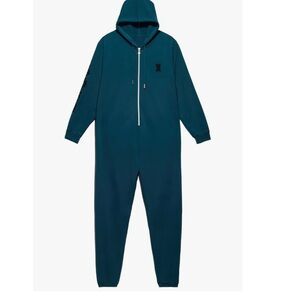 Savage X Fenty Hooded Jumpsuit Hunter Green Teal One Piece Cotton Size 3X